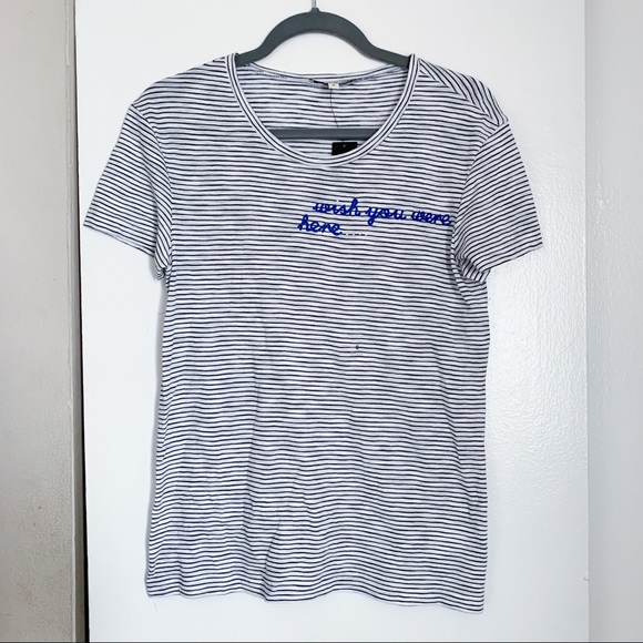 Express Tops - Express ‘Wish You Were Here’ T-Shirt